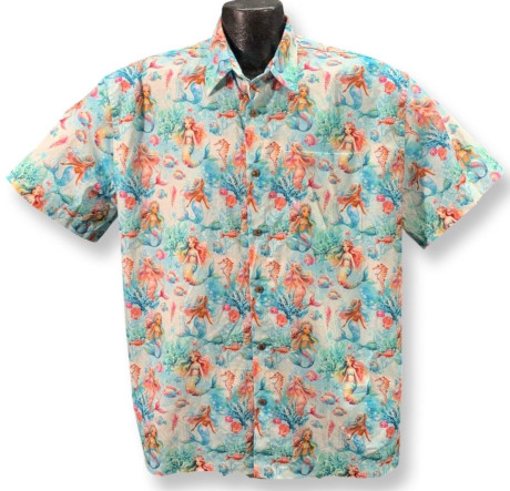 Underwater Mermaids Hawaiian Shirt